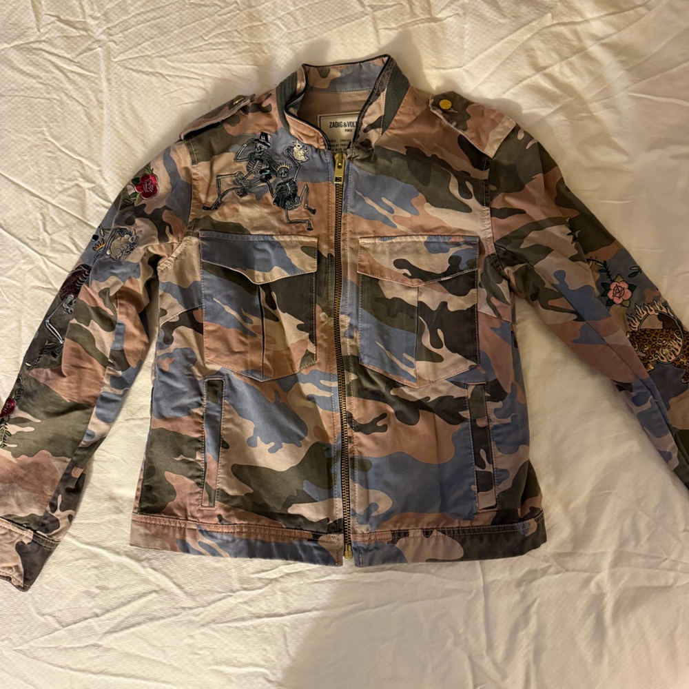 Zadig & Voltaire Camouflage Jacket - Multicolor